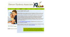 Desktop Screenshot of denverdyslexia.com